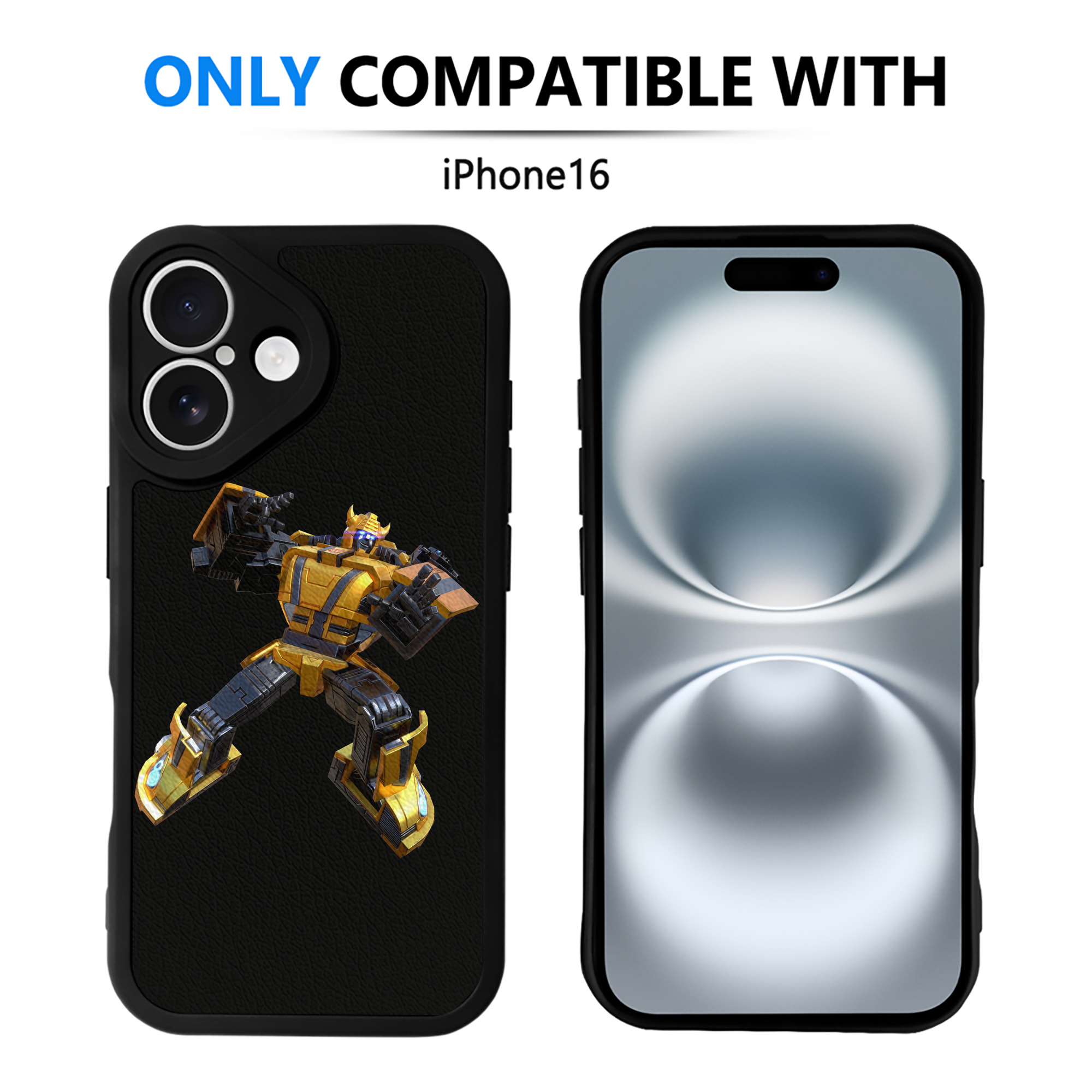 （画像用）  【iPhone 16シリーズ対応】シリコンスマホケース（レザー調） 材質：シリコン